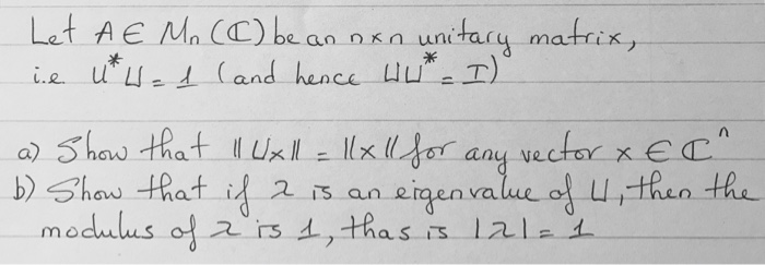 Solved Let A Elementof M N C Be An N Times N Times N Un Chegg Com