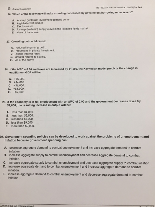 Basic economics questions and answers picture