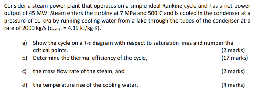 If a power plant is rated at 2000 MW output and operates (on