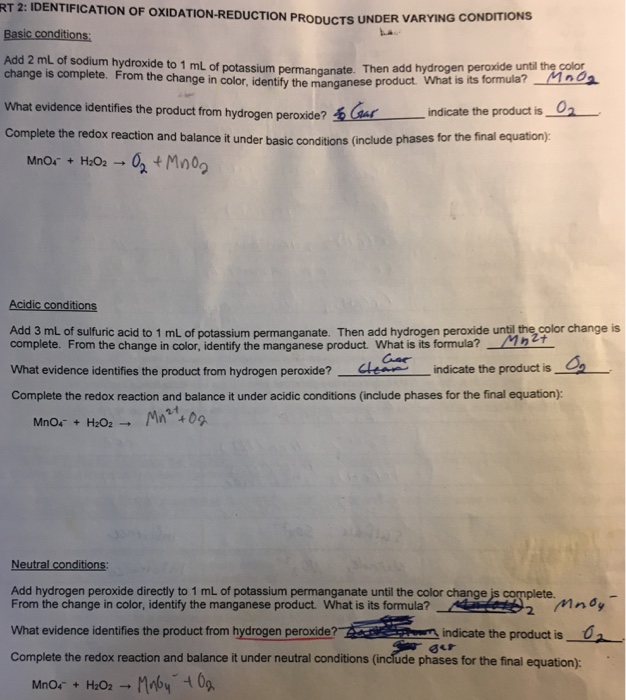 Solved Add 2 Ml Of Sodium Hydroxide To 1 Ml Of Potassium Chegg Com