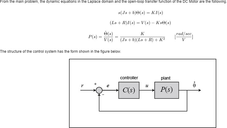 From The Main Problem The Dynamic Equations In The Chegg Com