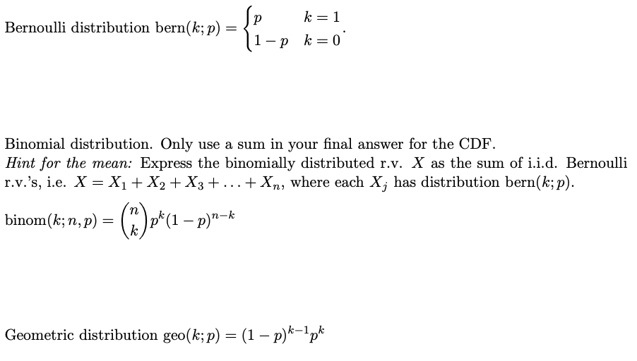 Solved Compute The Cdf Mean Variance And Standard Devi Chegg Com