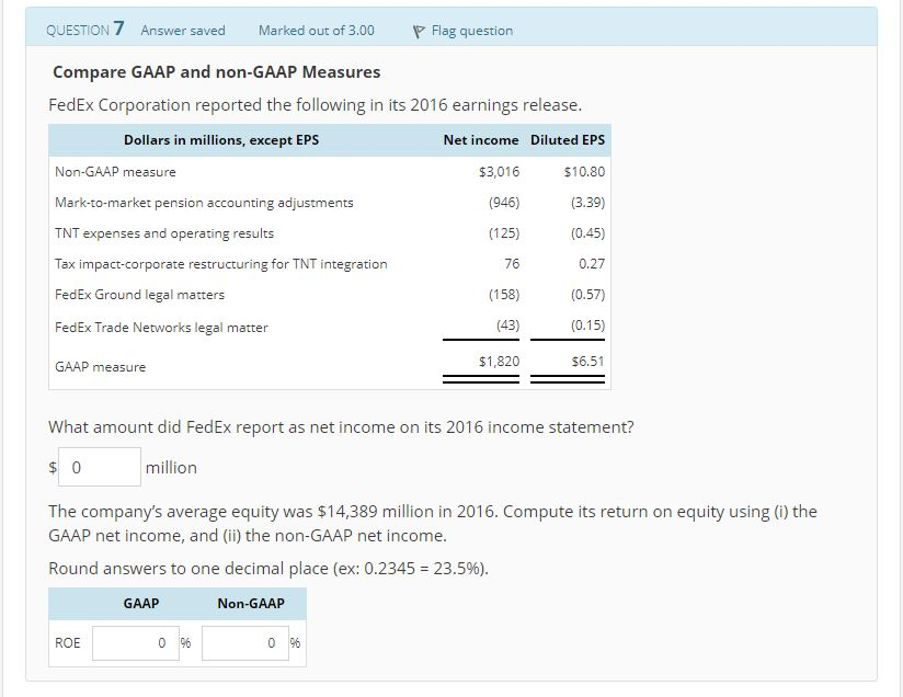 solved question 7 answer saved marked out of 3 00 pflag q chegg com kosmos energy balance sheet