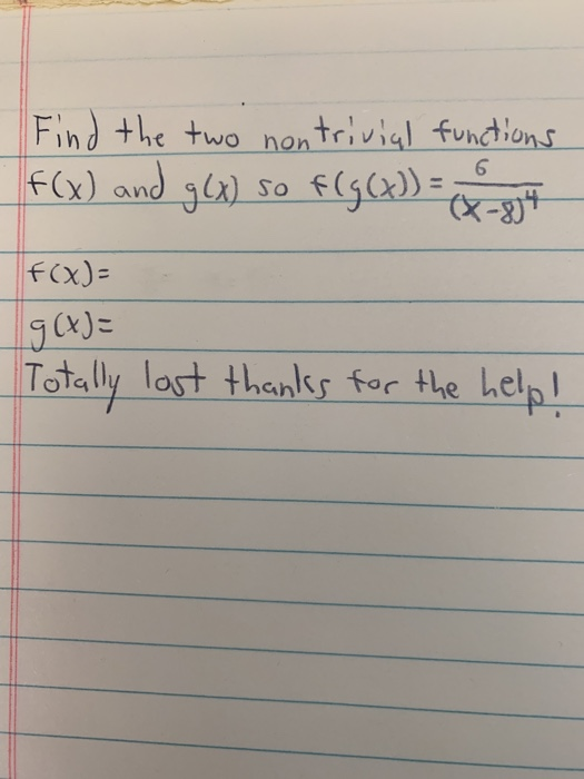 Solved Find The Two Non Trivial Fundions 6 X An So F Fx - 