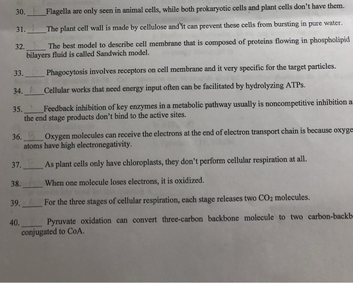 La Are Only Seen In Animal Cells While Both Chegg Com