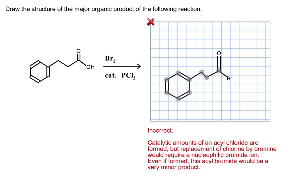 Solved Draw The Structure Of The Major Organic Product Of Chegg Com
