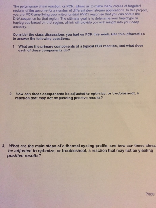 Pcr demonstration picture