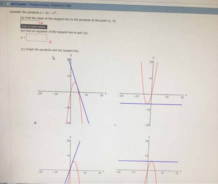 Solved 0221 Points Previous Answers Scalcet8 2 7 003 Chegg Com