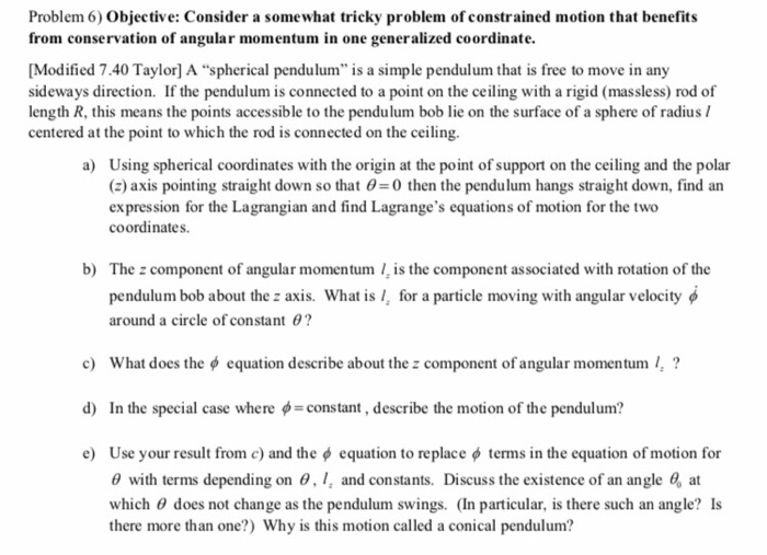 Solved Problem 6 Objective Consider A Somewhat Tricky P