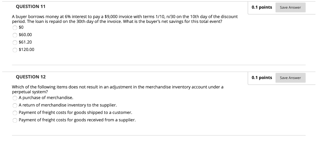 Which of the following items does not result in an entry to the inventory account under a perpetual system?