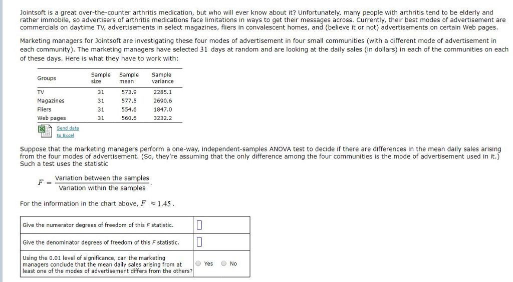 Solved Jointsoft is a great overthecounter arthritis