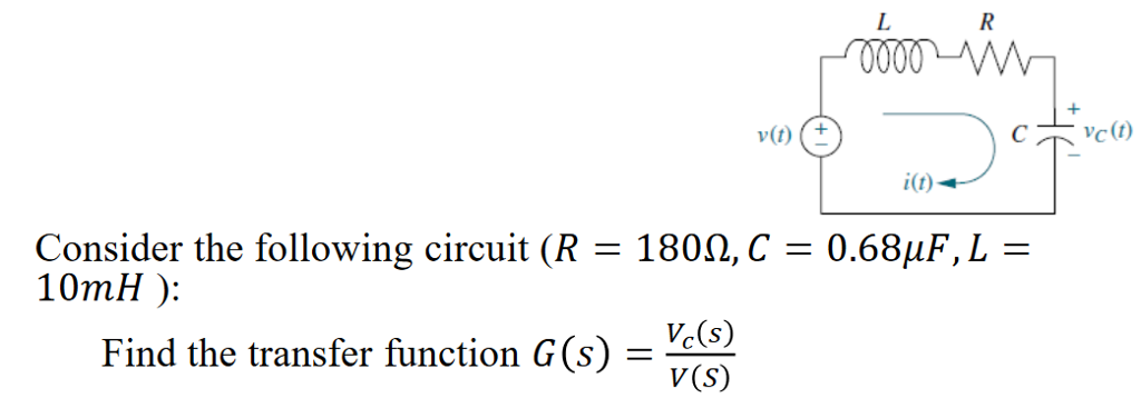 Solved Cvc Vy I T Consider The Following Circuit R2 18 Chegg Com