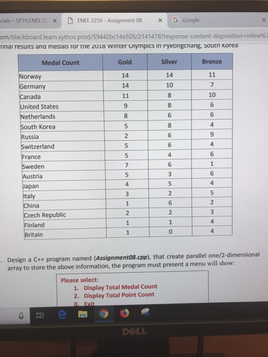 rials _ SPISENEE.22 ×1 D ENEE 2250. Assignment 08 x | G Google om/blackboard.learn.xythos prod/59442bc14e926/21 4 1 4787respo