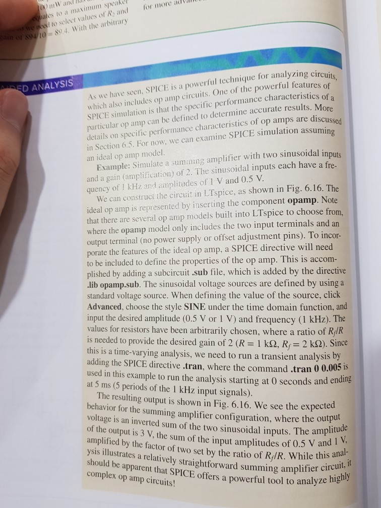 ates to a maximum speake ed to seleet values of & and or more advilll 108o4, With the arbitrary I technique for analyzing cir