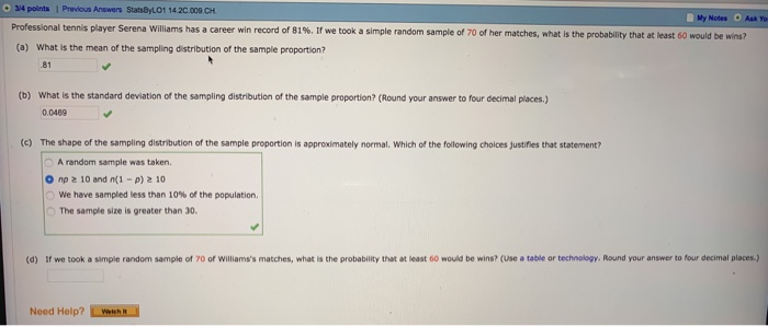 Solved The probability that a tennis set will go to a