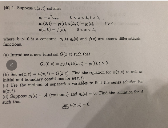 Solved 40 1 Suppose U R T Satisfies 0 T G T U Chegg Com