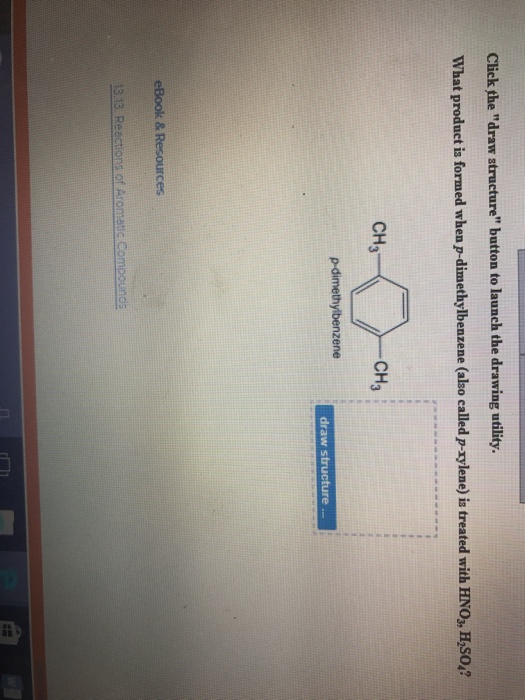 Solved What Product Is Formed When P Dimethylbenzene Als Chegg Com