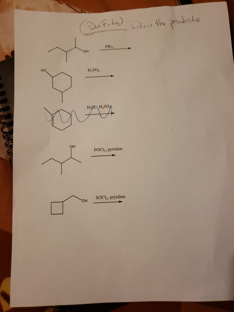 PBry но H,so, H20 H2SO он POCI3, pyridine