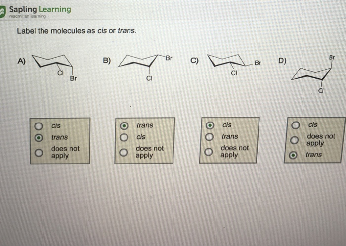 Solved Sapling Learning Macmilan Learning Label The Molec