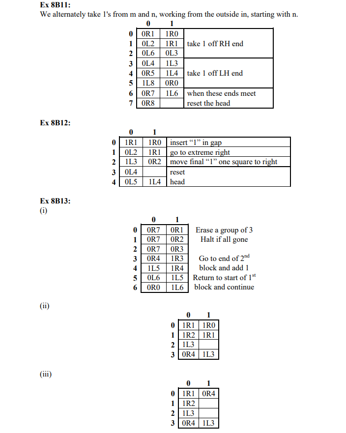 Ex 8B11: We alternately take 1s from m and n, working from the outside in, starting with n. 0ORRO 1OL2RI take 1 off RH end 3