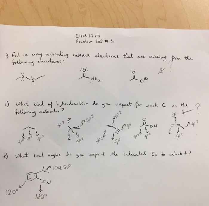 Question & Answer: Hello! I need help with this part of organic chemistry homework. I just want to make sure..... 1 re ness. 2 2 CO Sp 120°