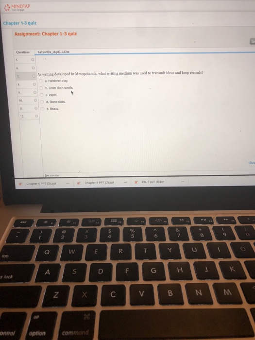 Solved: MINDTAP Chapter 1-3 Quiz Assignment: Chapter 1-3 Q... | Chegg.com
