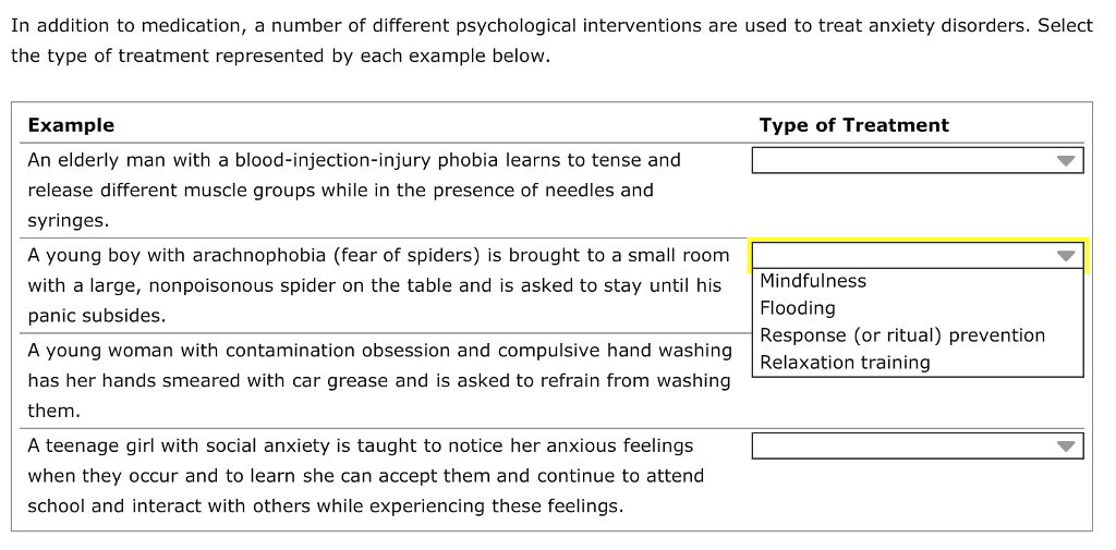 social anxiety survey examples