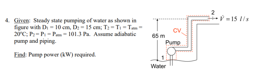 Solved 2 F V 15 L S Given Steady State Pumping Of W Chegg Com