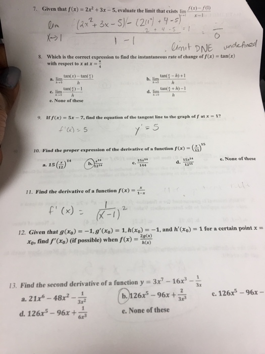 Solved Evaluate the function.Given f(x)=2x2-3x-3, ﻿find