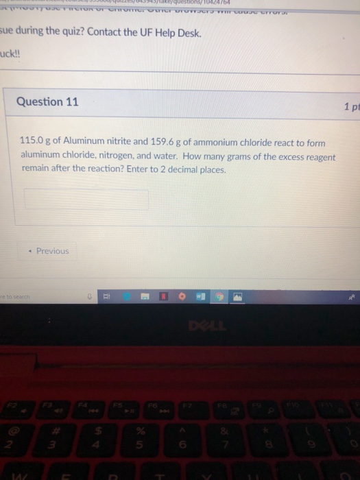 Solved Sue During The Quiz Contact The Uf Help Desk Uck