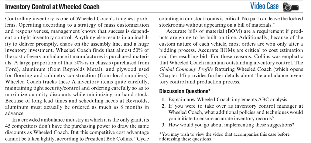 Abc inventory analysis pertains to picture