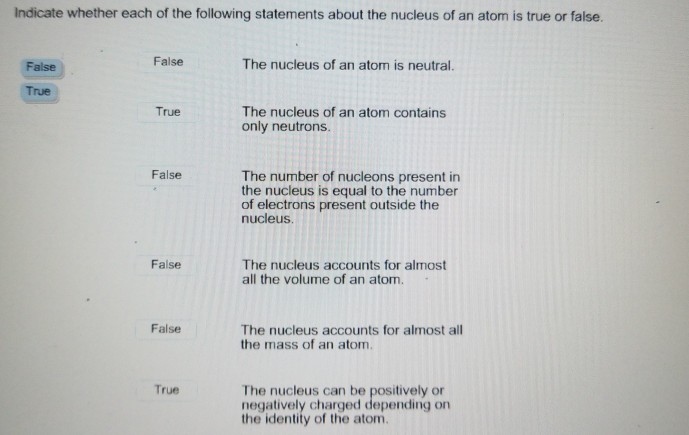Solved Indicate Whether Each Of The Following Statements | Chegg.com