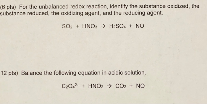 Phản ứng HNO3 và SO2