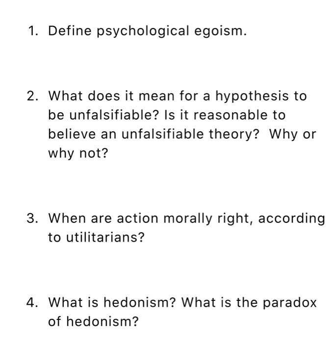 hedonism psychology