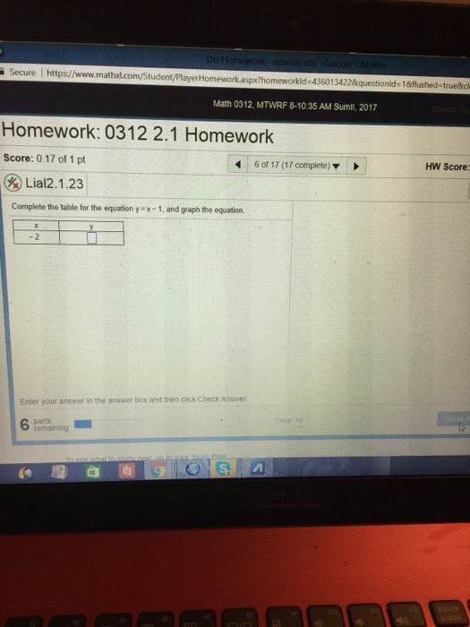 Solved Complete The Table For The Equation Y X 1 And Chegg Com