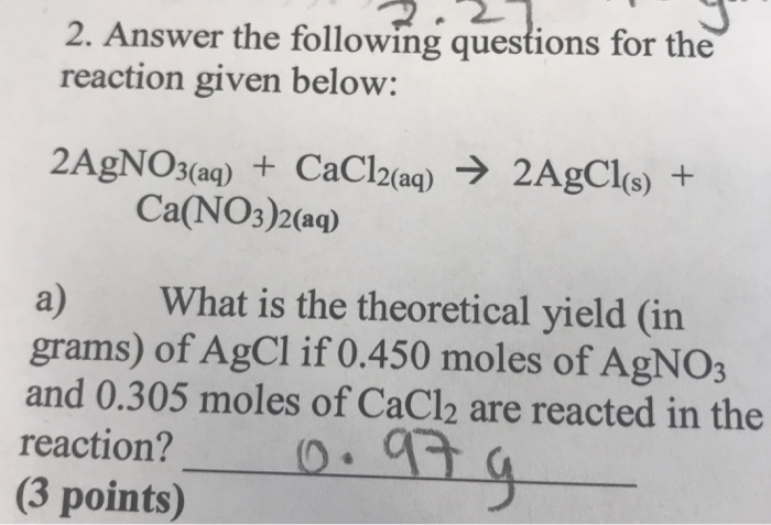 Cacl2 Agno3 Ca No3 2 Agcl 35+ Pages Solution [1.2mb] - Updated 2021 