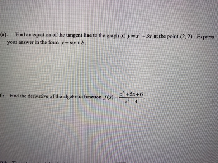2.3 the derivative by definition answers picture