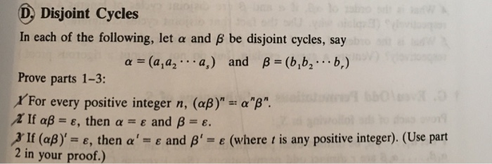 Solved In Each Of The Following Let Alpha And Beta Be Di Chegg Com