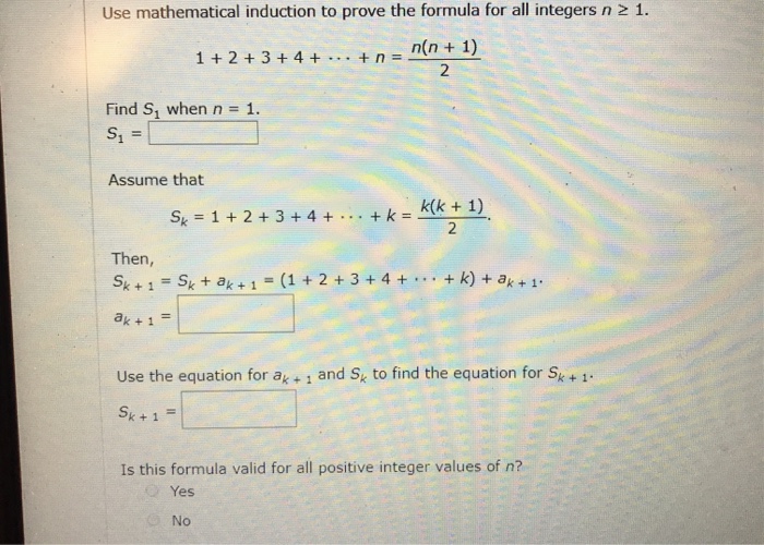 Solved Use Mathematical Induction To Prove The Formula For Chegg Com