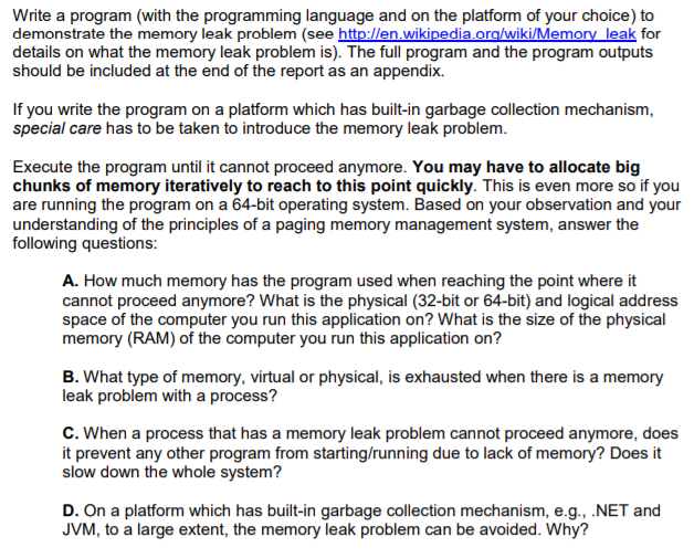 Write A Program With The Programming Language And On Chegg Com