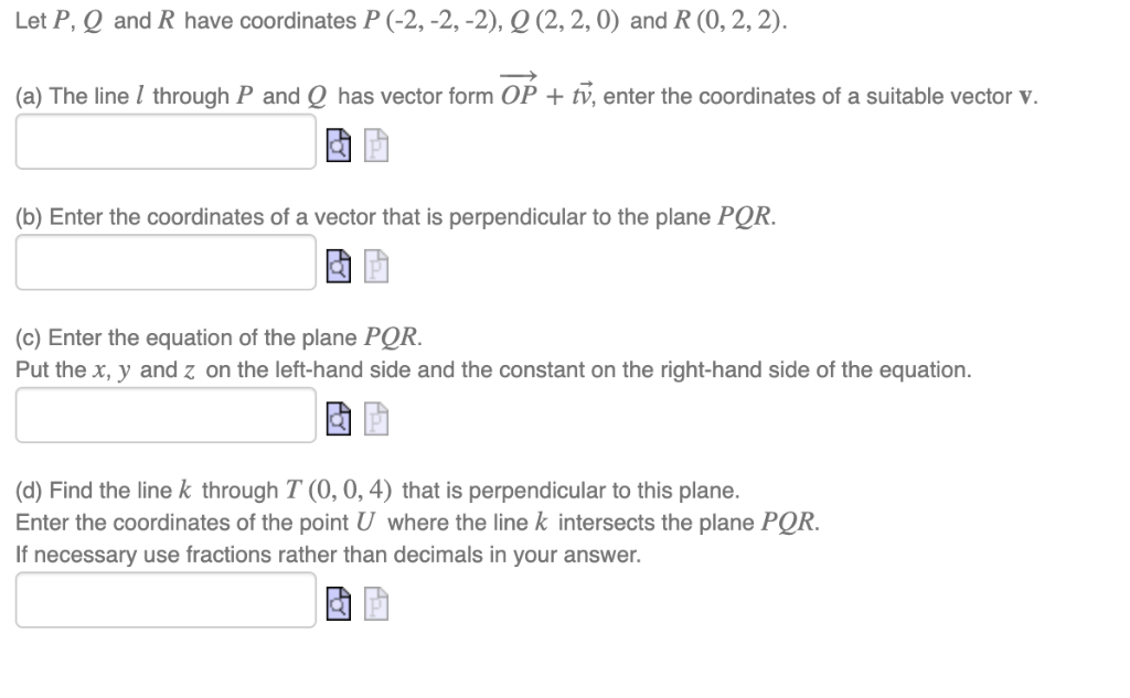 Solved Let P Q And R Have Coordinates P 2 2 2 0 Chegg Com