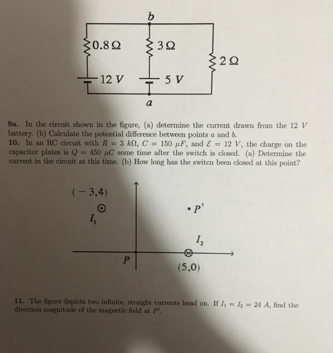 Solved In The Circuit Shown In The Figure A Determine Chegg Com