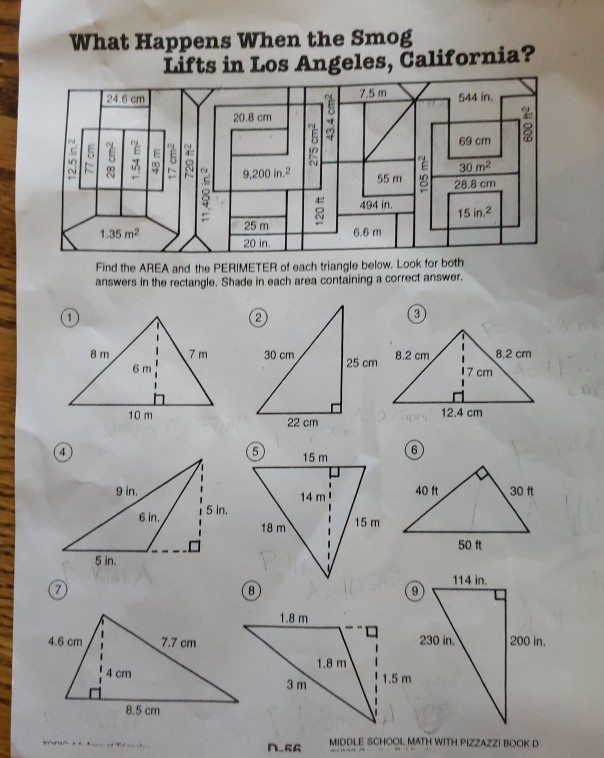 What Happens When The Smog Lifts In Los Angeles Chegg 