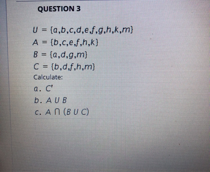 Question 3 U A B C D E F G H K M A B C E F H K B Chegg Com