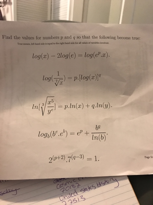 Solved True Means Left Hand Side Is Equal To The Right H Chegg Com