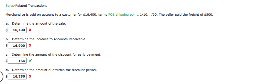 Solved Merchandise Is Sold On Account To A Customer For Chegg Com