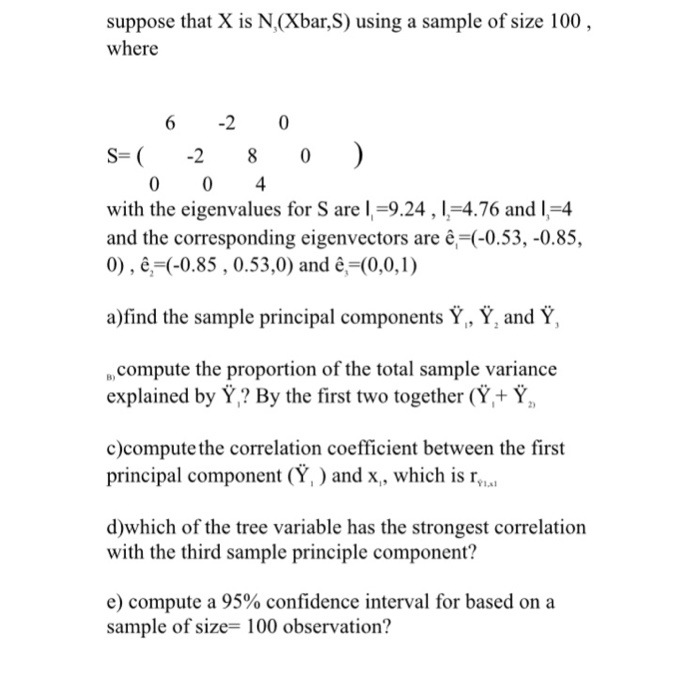 Solved Suppose That X Is N Xbar S Using A Sample Of Siz Chegg Com