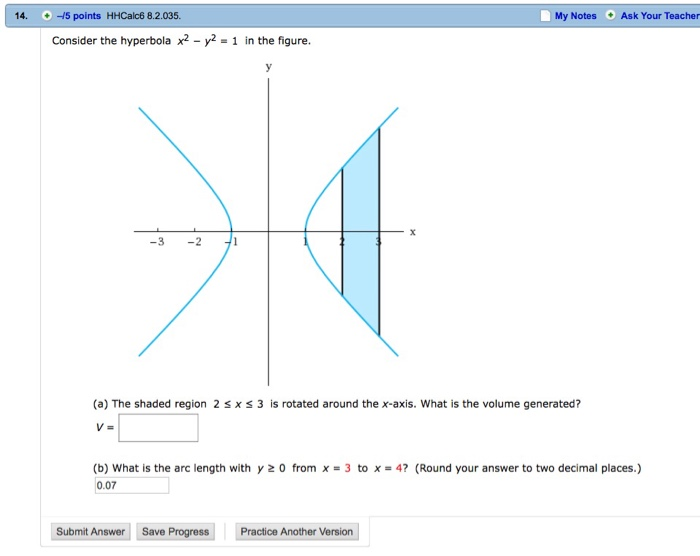 Solved 14 15 Points Hhcalc6 8 2 035 My Notes Ask Your Chegg Com