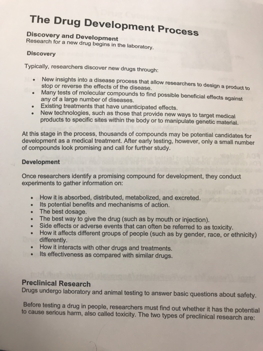 Genetic Discovery Provides New Insight >> Solved The Drug Development Process Discovery And Develop Genetic Discovery Provides New Insight >> Solved The Drug Development Process Discovery And Develop