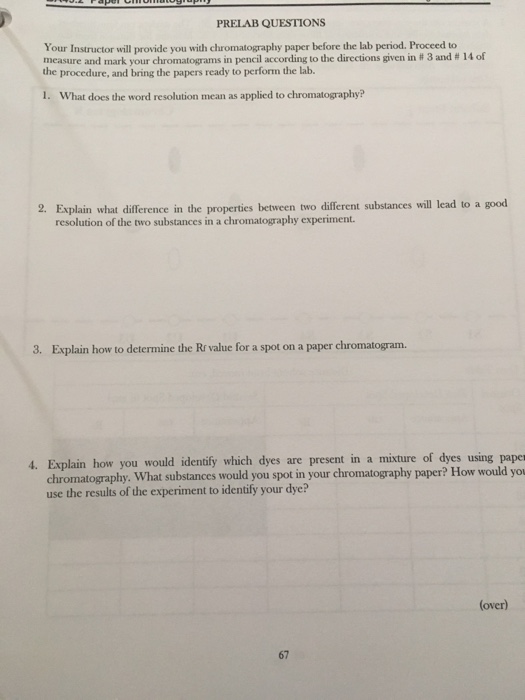 Essay on prelab quiz for chem 243b 08 image